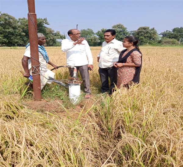 Rajanna Sircilla District                                                                                                                                                                                                                                  - Minor Irrigation Census-6                                                                                                                              - 6th MIC canvassing supervision at Mustupally(v), Siricilla (m)                                                                                                                                                                                                  - dt.22/11/2019          